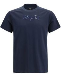 Fendi - Cotton T-Shirt - Lyst