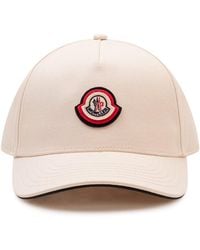 Moncler - Baseball Cap With Front Patch Detail - Lyst