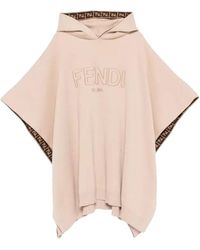 Fendi - Cape Rome Virgin Wool Trench & Raincoats - Lyst