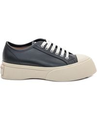 Marni - Stylish Paintblock Leather Sneakers - Lyst