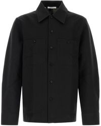 Givenchy - Cotton Couture Seam Shirt With Checkered Reverse, Classic Collar & Chest Pockets - Lyst