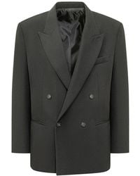 MARSĒM - Double-Panel Oversized Blazer Jacket With Four-Button Detail - Lyst