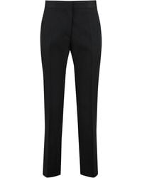Jil Sander - Wool Cropped Trousers - Lyst