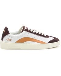 DSquared² - Stylish Leather And Fabric Sneakers - Lyst