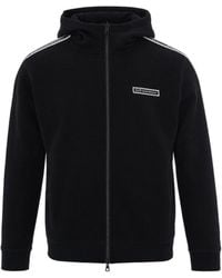 EA7 - Regular Logo Hoodie - Lyst