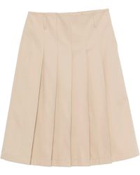 A.P.C. - A. P.C. A-Line Skirt With Belt Loops And Zip Fastening - Lyst