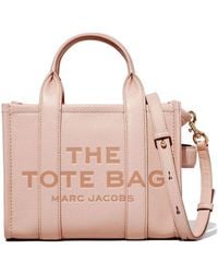 Marc Jacobs - Mini Grained Leather Small Tote Handbag - Lyst