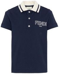 Fendi - Polo With Logo - Lyst