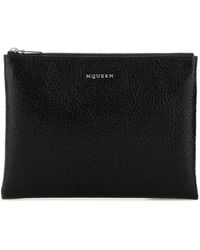 McQueen - Leather Pouch - Lyst