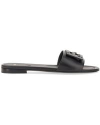 Fendi - Baguette Leather Slides - Lyst