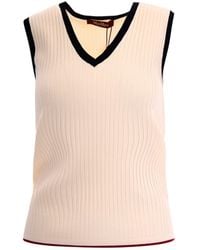 Max Mara - Sleeveless Viscose Top - Lyst