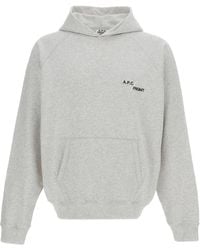 A.P.C. - Straight-Cut Hooded Sweatshirt - Lyst