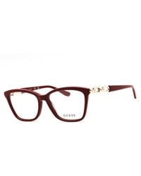 Guess - Rectangular Eyeglasses - Lyst