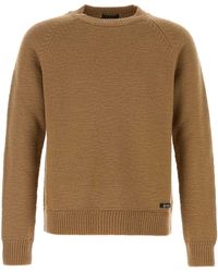 Prada - Crew Neck Sweaters - Lyst