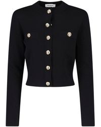 Balmain - Cropped Button-Front Jacket - Lyst