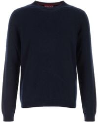 Gucci - Midnight Cashmere Sweater - Lyst