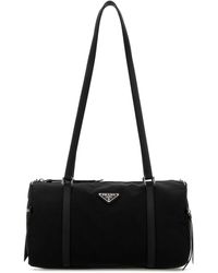 Prada - Black Re-nylon Large Shoulder Bag - Lyst