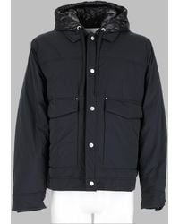 Moose Knuckles - Sleek Detachable Hood Nylon-Blend Sports Jacket - Lyst
