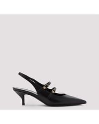 Celine - Sleek Sling-Back Flats With Pointed Toe - Lyst