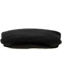 Prada - Gabardine Wool Hat - Lyst