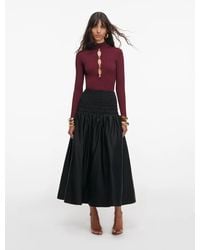 Self-Portrait - Keyhole Knit Top - Lyst