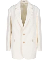 AURALEE - Tailored Single-Breasted Blazer - Lyst