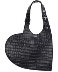 Coperni - Heart-Shaped Embossed Leather Shoulder Bag - Lyst