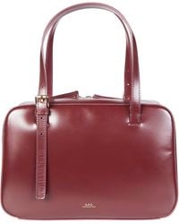A.P.C. - A. P.C. Mini Box Shoulder Bag - Lyst