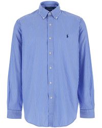Polo Ralph Lauren - Cotton Shirt Riga Lavata - Lyst