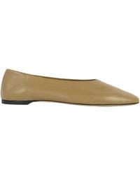 TOTEME - Nappa Leather Ballet Flats With Leather Lining And Leather Sole - Lyst