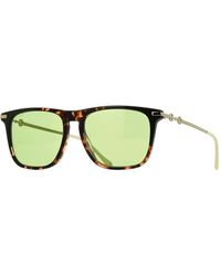 Gucci - Rectangle-Frame Metal Acetate Sunglasses Gg0915Sa-003 - Lyst