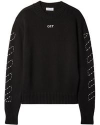 Off-White c/o Virgil Abloh - Stitch Arrows Diags Knit Sweater - Lyst