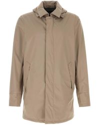 Herno - Solid Hood Raincoat - Lyst