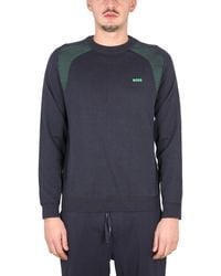 BOSS - Crowling Front Logo Jersey - Lyst