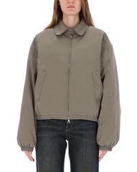 Our Legacy - Boxy Oversized Sports Jacket With Elasticated Hem - Lyst