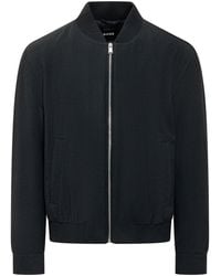 BOSS - Combo Zip Front Bomber Jacket - Lyst