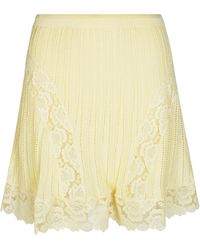 Self-Portrait - Pointelle Skirt - Lyst