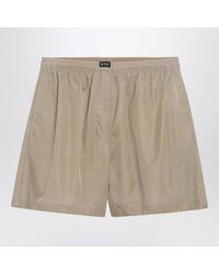 Prada - Camel Renylon Shorts - Lyst