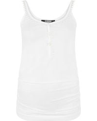 Jacquemus - Cotton Ribbed Tank Top - Lyst