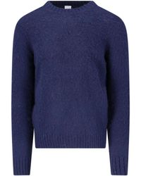 Aspesi - M183 Shetland Wool Sweater - Lyst