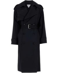 Bottega Veneta - Wool Trench Coat - Lyst