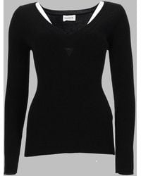 P.A.R.O.S.H. - Wool V-Neck Jumper - Lyst