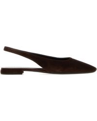 Prada - Suede Ballet Flats - Lyst