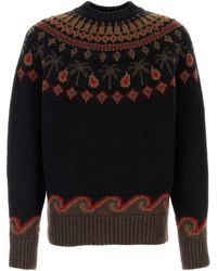 Alanui - Embroidered Virgin Wool Sweet Winter Sweater - Lyst