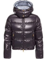 Moncler - Mini Down-Filled Coat With Adjustable Hood - Lyst