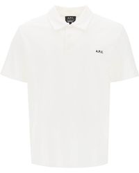 A.P.C. - Polo With Logo - Lyst