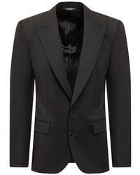 Dolce & Gabbana - Mini Structured Wool Blazer - Lyst