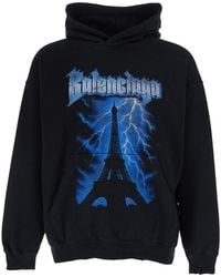 Balenciaga - Medium Fit Hoodie - Lyst