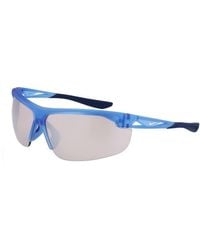 Nike - Sunglasses Shield Semi Rim, Matte Polar Frame And Chrome Mirror Lens Windtrackefv2396450 - Lyst