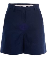 Max Mara - Linen Shorts - Lyst